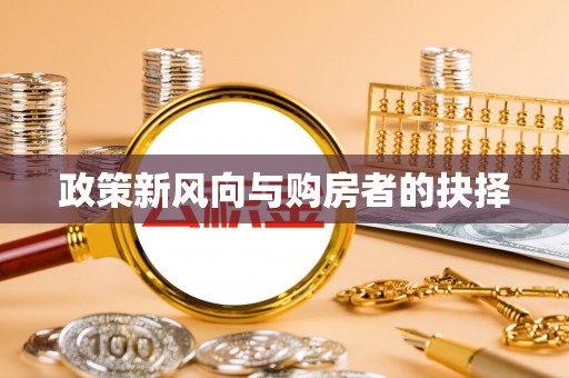 丰滨政策新风向与购房者的抉择