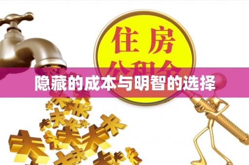 丰滨隐藏的成本与明智的选择
