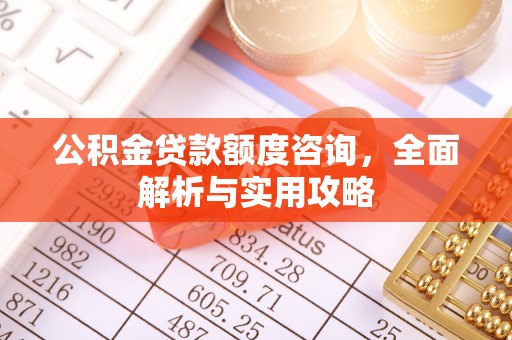 丰滨公积金贷款额度咨询，全面解析与实用攻略