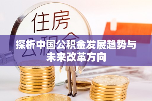 丰滨探析中国公积金发展趋势与未来改革方向