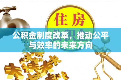 丰滨公积金制度改革，推动公平与效率的未来方向