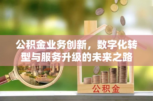 丰滨公积金业务创新，数字化转型与服务升级的未来之路