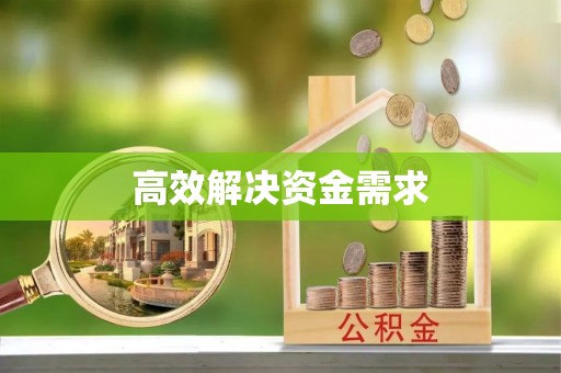 丰滨高效解决资金需求