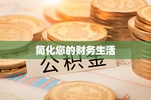丰滨简化您的财务生活
